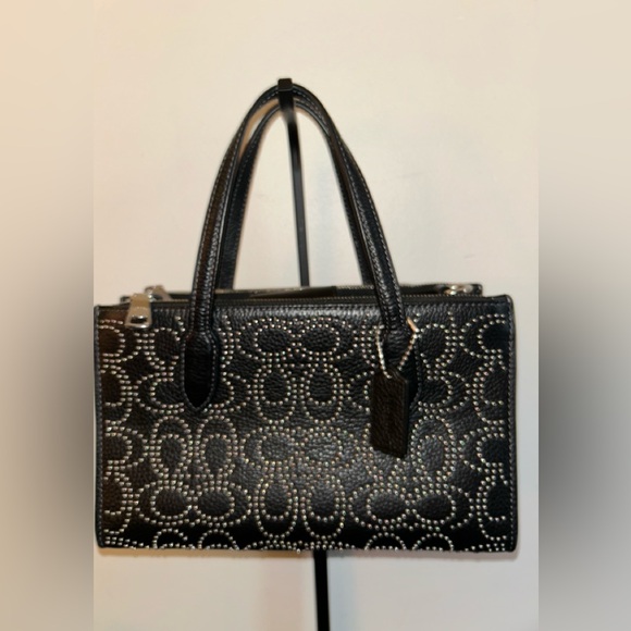 Coach Signature Rivet Nina Small Tote Bag w/ Crossbody Strap included! NWT! - Picture 1 of 13